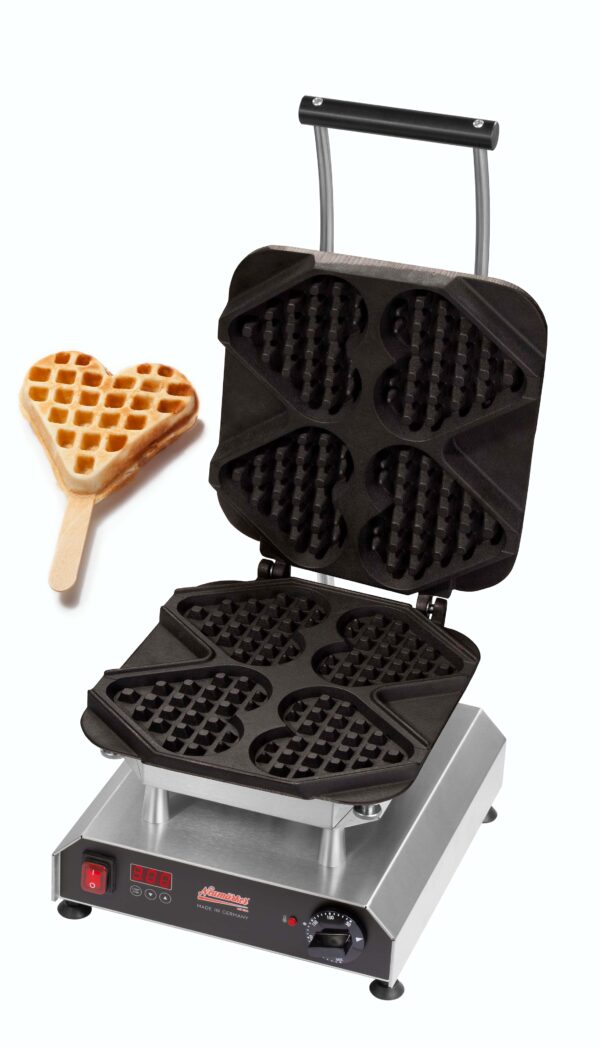 Neumärker Neumärker Waffeleisen Thermocook® inkl. Waffel-Herz am Stiel Wechselplatten