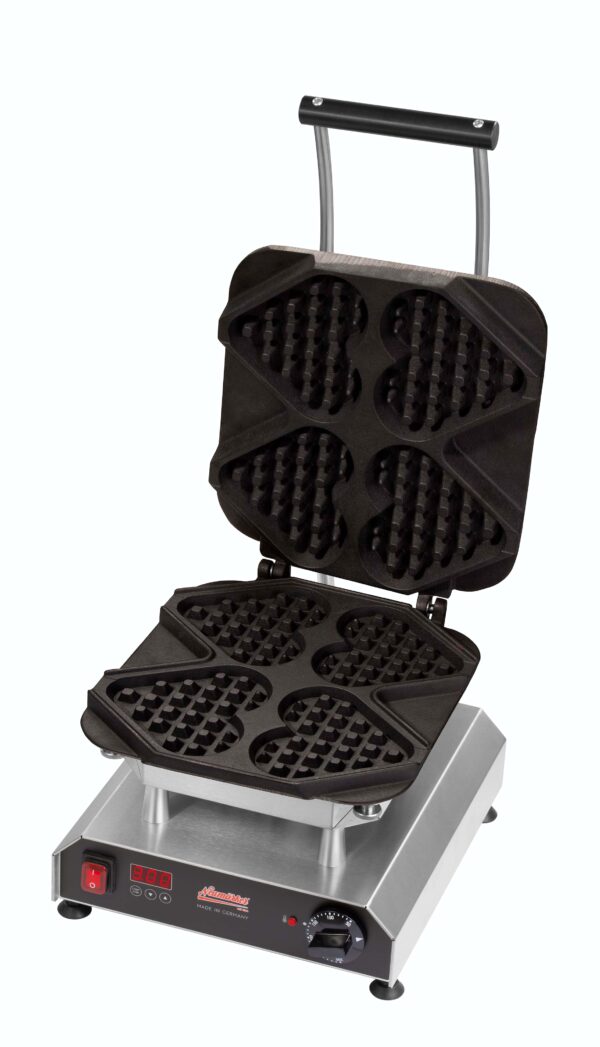 Neumärker Neumärker Waffeleisen Thermocook® inkl. Waffel-Herz am Stiel Wechselplatten – Bild 2