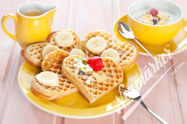 Neumärker Neumärker Waffeleisen Thermocook® inkl. Sunny Waffel Wechselplatten – Bild 4