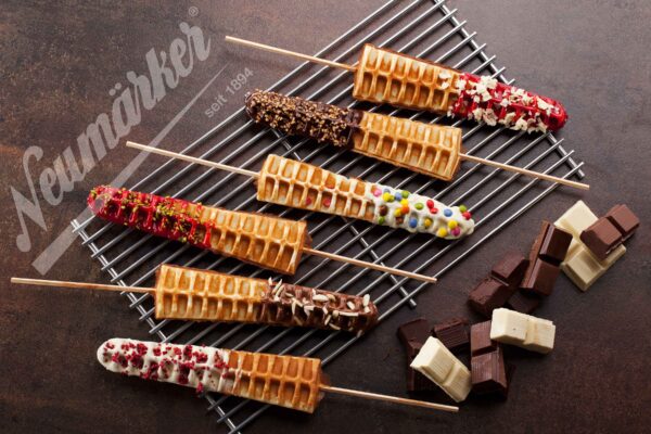 Neumärker Neumärker Waffeleisen Thermocook® inkl. Lolly-Waffel Wechselplatten (Aluminium antihaftbeschichtet) – Bild 4