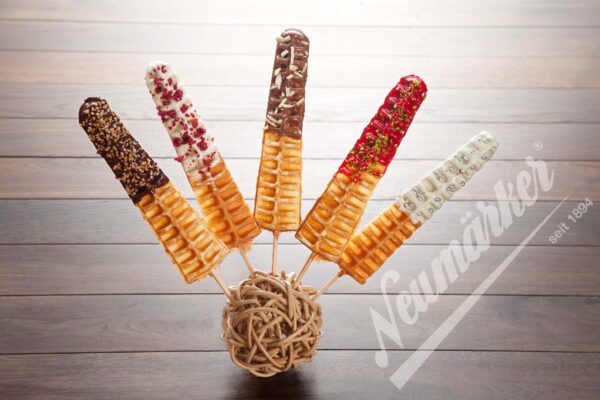 Neumärker Neumärker Waffeleisen Thermocook® inkl. Lolly-Waffel Wechselplatten (Aluminium antihaftbeschichtet) – Bild 5