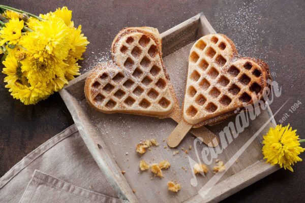 Neumärker Neumärker Waffel-Herz am Stiel Wechselplatten für Thermocook® – Bild 5