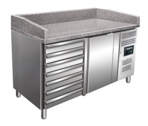SARO Pizzatisch, Tür + 7 Schubl., MARGA PZ 1610 TN