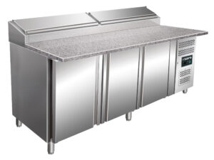 SARO Belegstation 1/3 GN, Granitarbeitsplatte, SH 2000