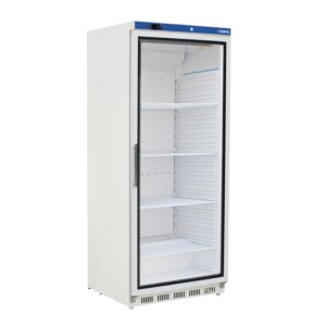 SARO Lagerkühlschrank, Glastür, weiß, HK 600 GD V2