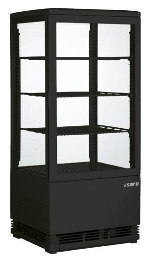 SARO Kühlvitrine 78 Liter, Modell SC 80 schwarz
