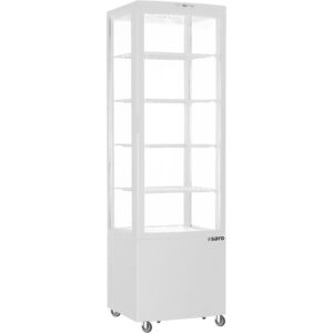 SARO Kühlvitrine 235 Liter, Modell SVEN weiß