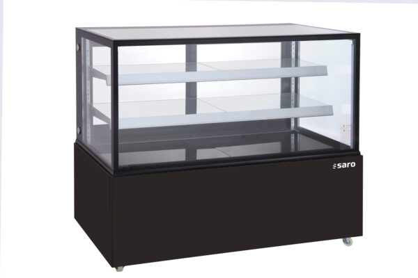 SARO Kuchenvitrine 510 L, schwarz Modell VANESSA