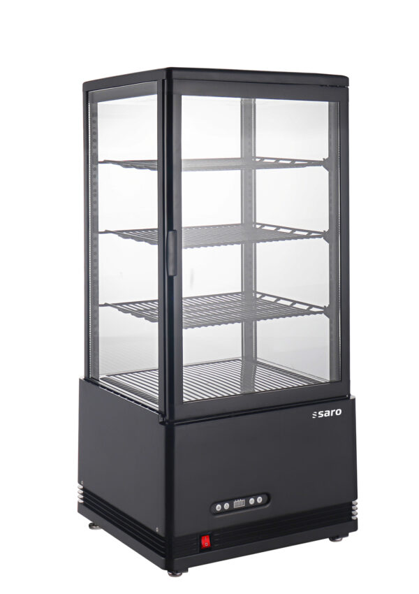 SARO Kühlvitrine Modell SC 80 AV, schwarz