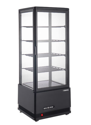 SARO Kühlvitrine Modell SC 100 AV, schwarz