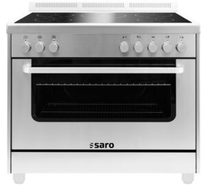 SARO Induktionsherd+Elektrobackofen, TS95IND61X silber