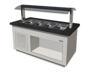 SARO Salatbar für 4x 1/1 GN, PREMIUM LINE SB-K170 weiß