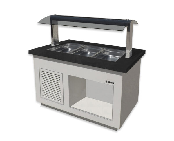 SARO Heißes Buffet  Modell PREMIUM LINE SB-H130 weiss
