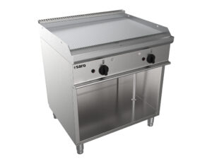 SARO Gas-Griddleplatte, offener Unterbau, E7/KTG2BAR