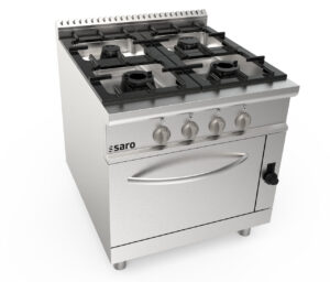 SARO Gasherd+Gasofen, 4 Brenner, Modell LQ/CUG4NG