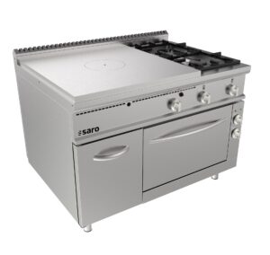 SARO Glühplattenherd+Elektroofen, 2Bren.+Tür, LQ/TPG6LE