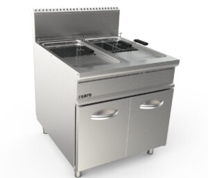 SARO Gasfritteuse 2 x 22 Liter, Modell LQ/FLG2V22