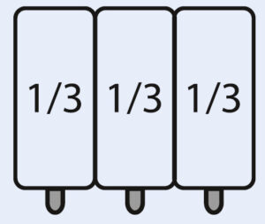 SARO Nudelkorbset 3 x 1/3
