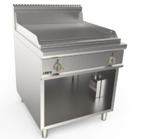 SARO Elektrogriddleplatte, Standg., gerillt, LQ/FTG4BAR