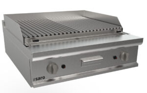 SARO Lavasteingrill 800 mm, Tischmodell LQ/BS2BB
