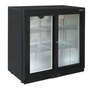 SARO Barkühlschrank, 2 Schiebetüren, Modell BC 198 SD