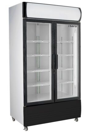 SARO Kühlschrank, 2 Glastüren, Werbetafel, GTK 580
