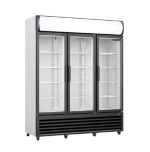 SARO Kühlschrank, 3 Glastüren + Werbetafel, GTK 1065