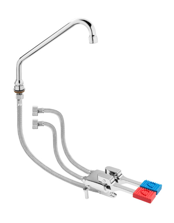 SARO Armatur, Fußpedal, Kalt-/Warmwasserset, THEA