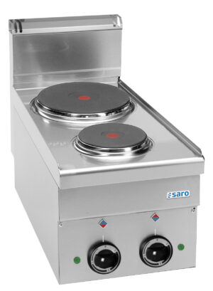 SARO Elektroherd, 2 Platten, Auftisch, 600 Line, E26