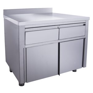 SARO Schiebetürenschrank, 2 Schubl.,Aufkant.,1000x700mm