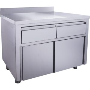 SARO Schiebetürenschrank, 2 Schubl.,Aufkant.,1200x700mm
