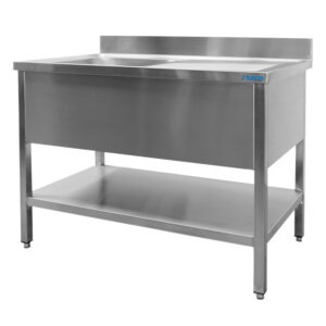SARO Spültisch 1 Becken, links - B 2000 x T 700 mm