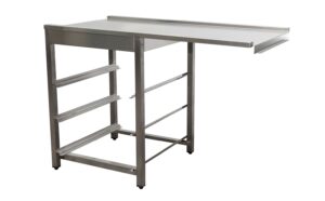 SARO Ablauftisch für Spülmaschine rechts, 1200mm