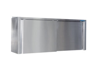 SARO Edelstahlhängeschrank - 400mm Tiefe, Breite 1800mm