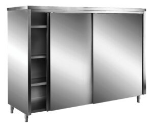 SARO AISI430 Lagerschrank, Schiebet.,Flachdach 1000x700