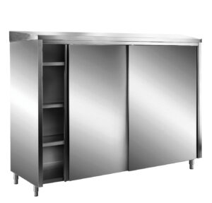 SARO AISI430 Lagerschrank,Schiebet.,Schrägdach 1200x600