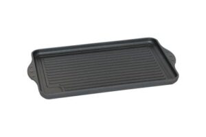 Eurolux Premium Grillplatte, 43 x 28 x 2,5 cm, gerillt