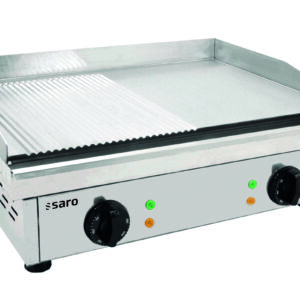 SARO Griddleplatte gerillt + glatt, FRY TOP GM 610 M