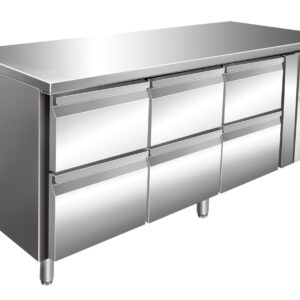 SARO Kühltisch, 3x 2er Schubladenset, KYLJA 3160 TN