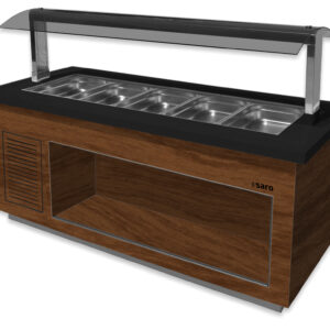 SARO Heißes Buffet Modell PREMIUM LINE SB-H230 Walnuss
