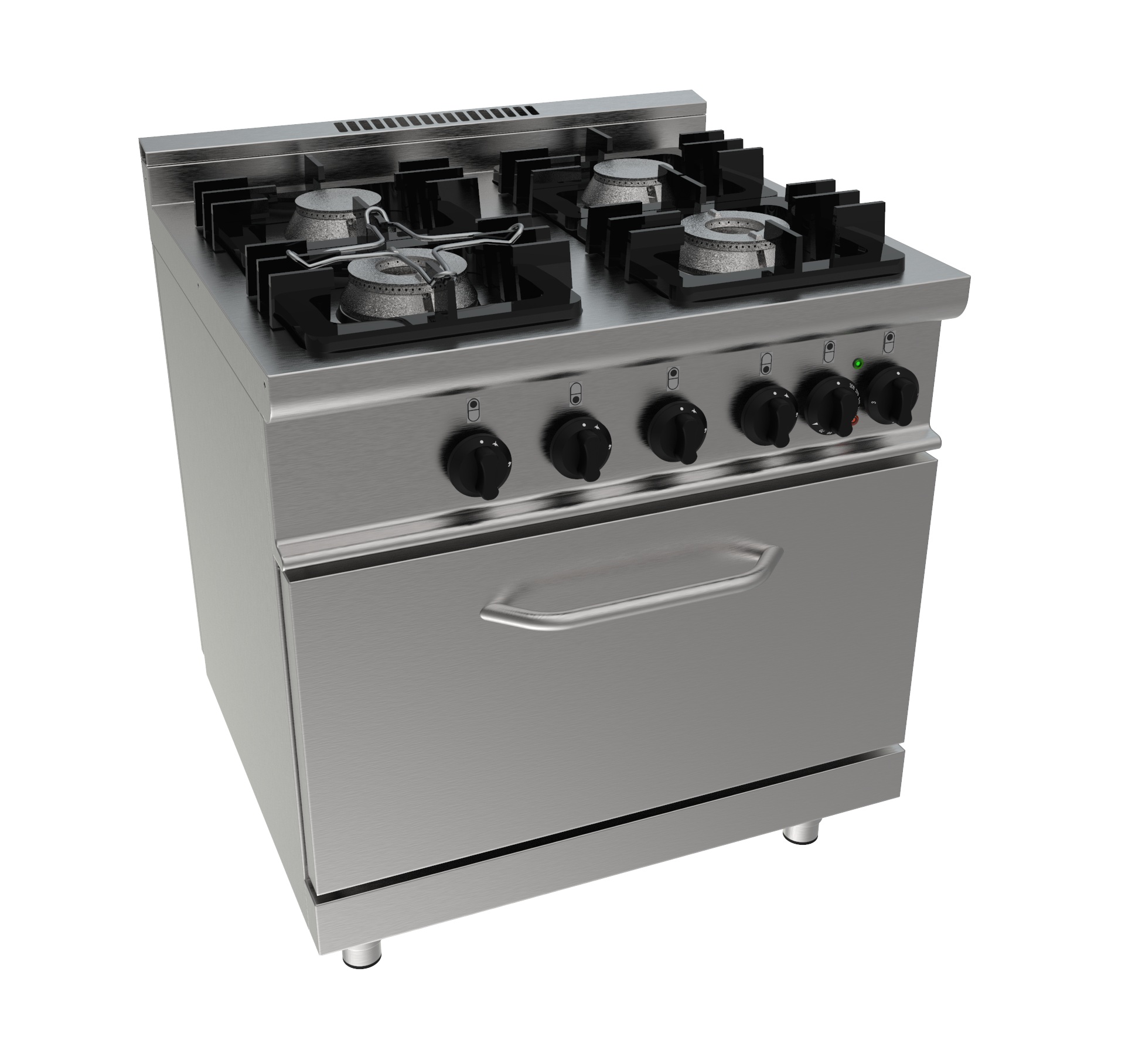 SARO Gasherd mit Elektrobackofen Modell E7/KUPG4LE