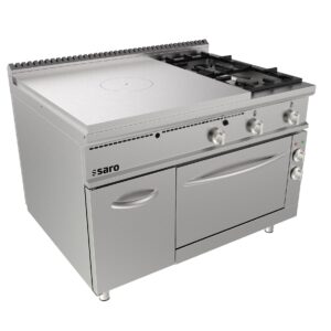 SARO Glühplattenherd+Elektroofen, 2Bren.+Tür, LQ/TPG6LE