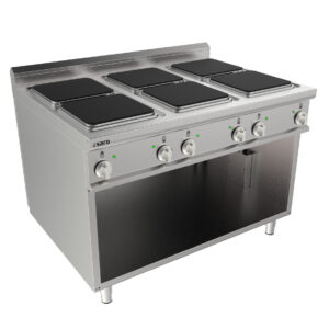 SARO Elektroherd. offen. Unterbau, 6 Platten, LQ/CQE6BA