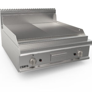 SARO Gasgriddleplatte, Tischgerät, 1/2+1/2, LQ/FTG4BBM