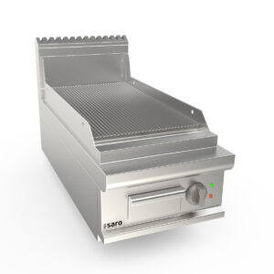 SARO Elektrogriddleplatte, Tischg., gerillt, LQ/FTE2BBR