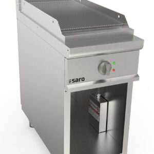 SARO Elektrogriddleplatte, Standg., gerillt, LQ/FTE2BAR