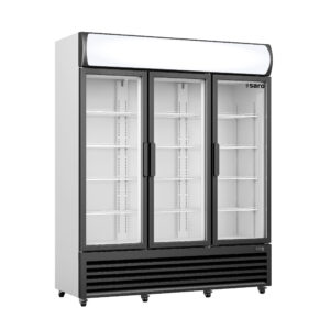 SARO Kühlschrank, 3 Glastüren + Werbetafel, GTK 1065