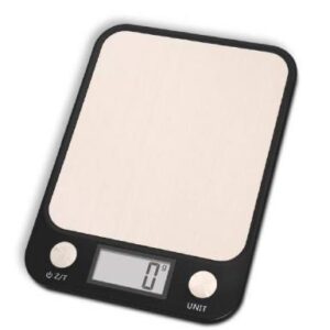 SARO Küchenwaage digit.,Edelst.platte, 5kg, Modell 4797