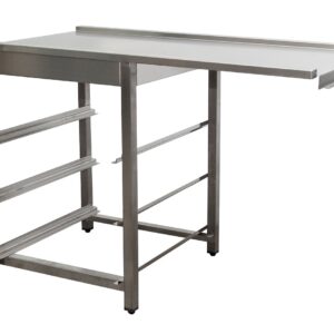 SARO Ablauftisch für Spülmaschine rechts, 1200mm