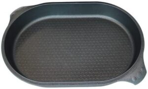 Eurolux Premium Gussdeckel ca. 40x 27x H 6,5 cm, 3,3 L
